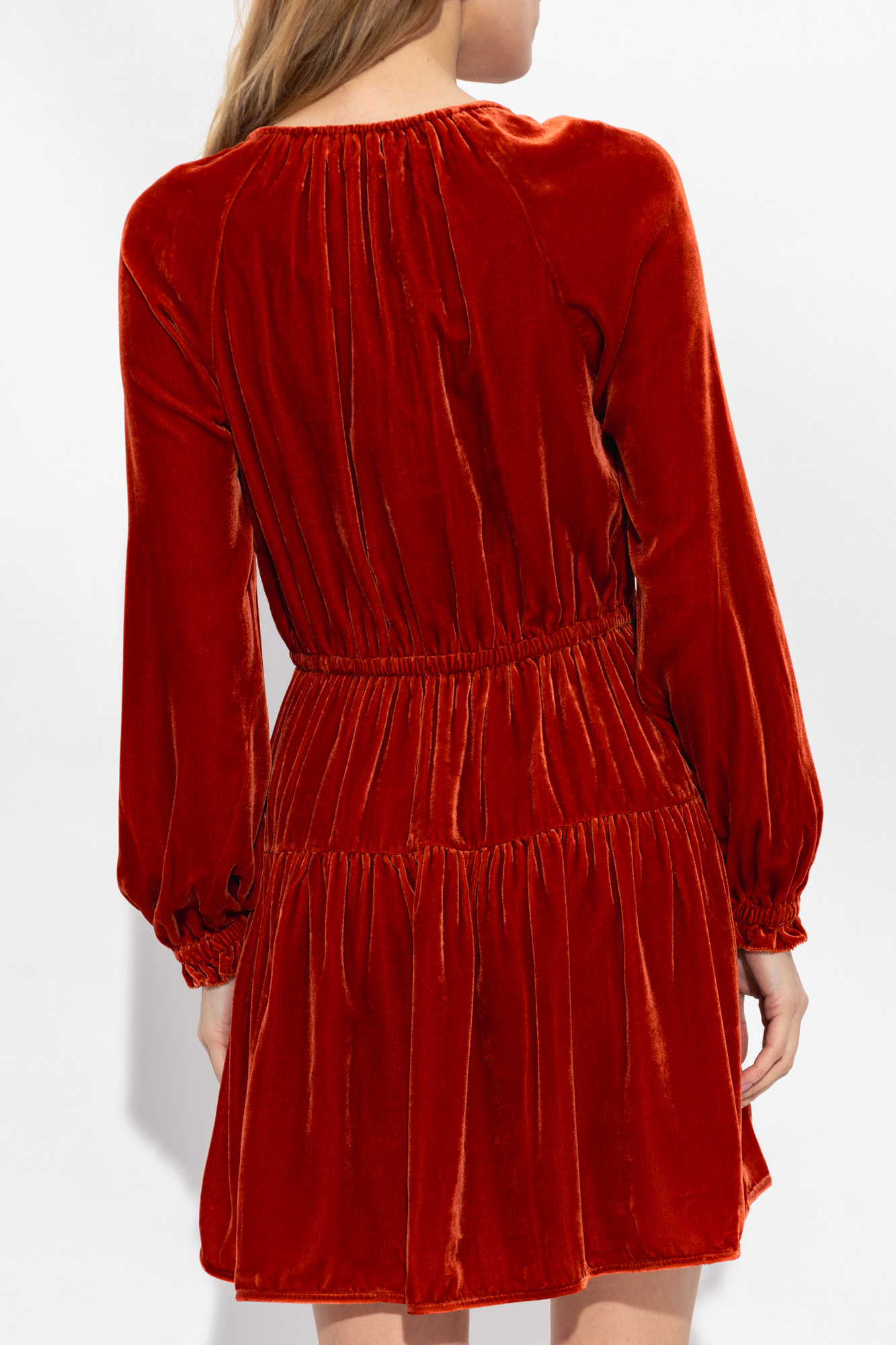 Ulla johnson discount red velvet dress